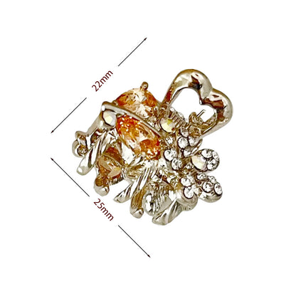 Elegant Rhinestone Pearl Hair Clips For Women