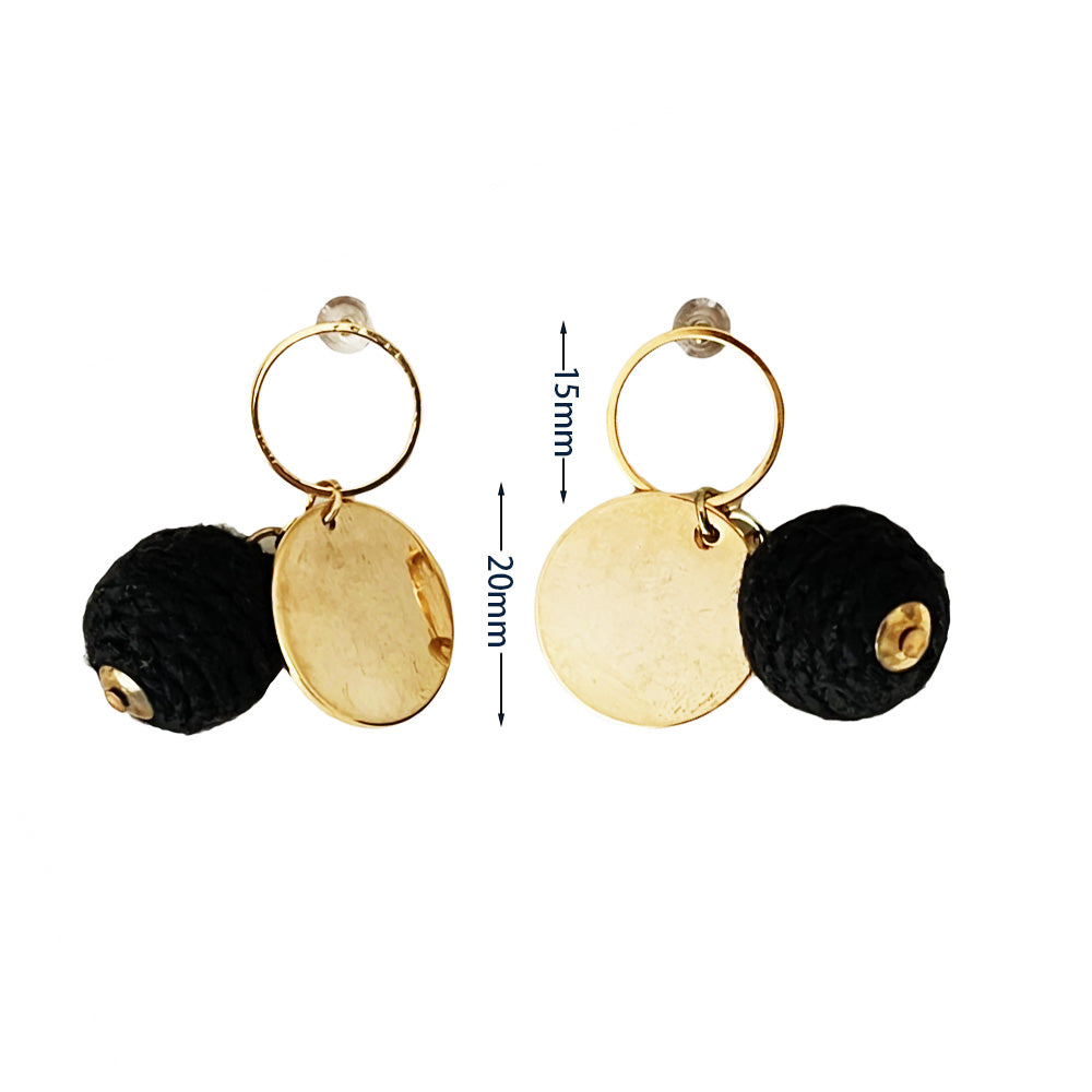 Geometric Star Moon Heart Dangle Earrings, Minimalist Metal Drop Earrings for Women Trendy Jewelry