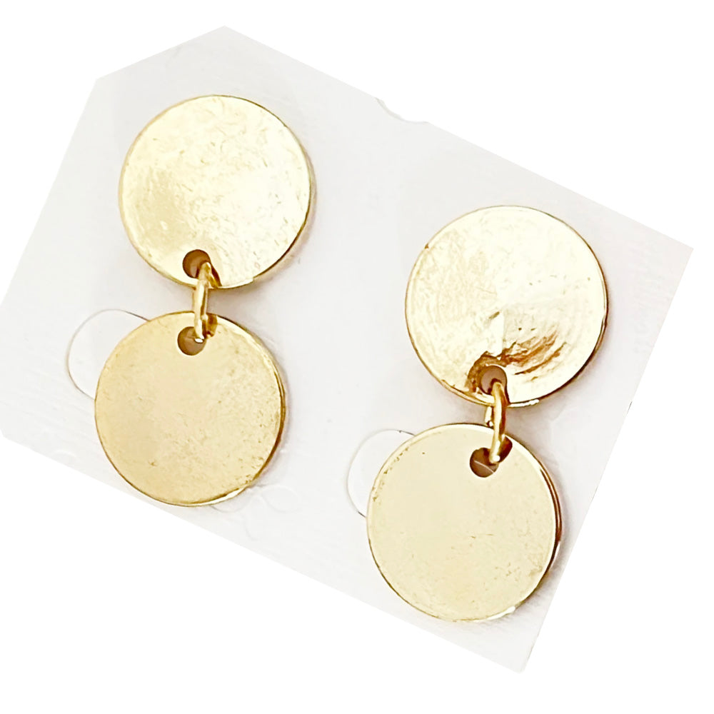 Geometric Star Moon Heart Dangle Earrings, Minimalist Metal Drop Earrings for Women Trendy Jewelry