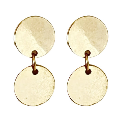 Geometric Star Moon Heart Dangle Earrings, Minimalist Metal Drop Earrings for Women Trendy Jewelry