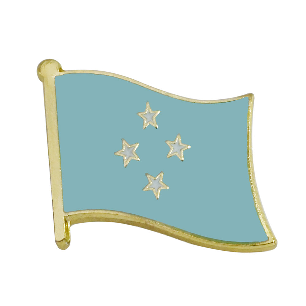 Oceania Countries Flag Metal Lapel Pin | Individual Country Flag Brooch Badge