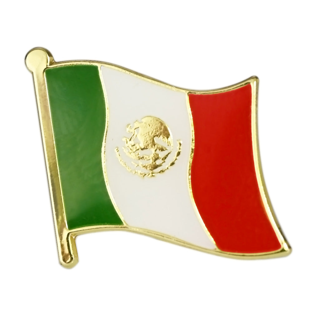 North America & Caribbean Flag Lapel Pin | 16mm Metal Country Badge Brooch