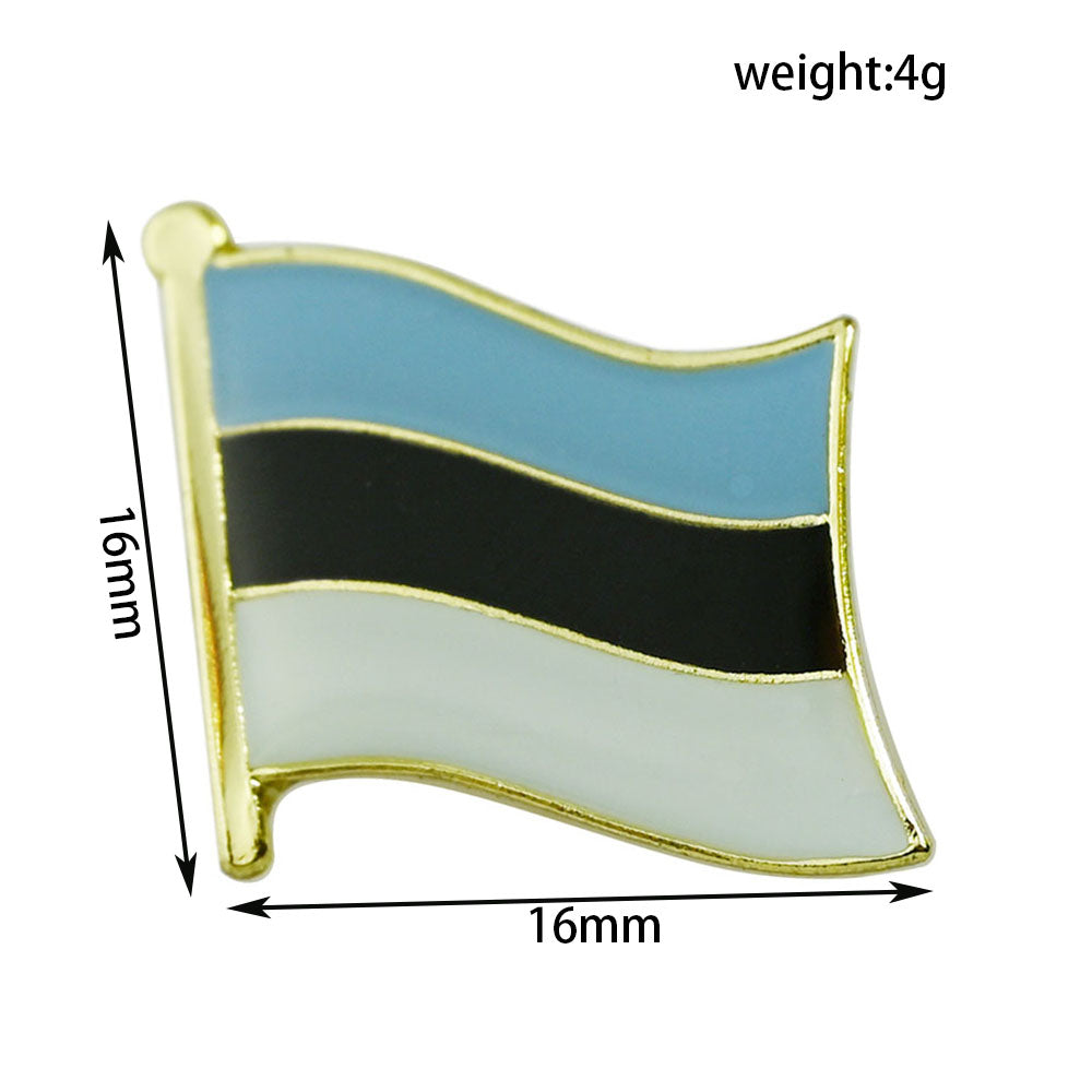 EU Member State Flag Enamel Pin Collection - European Union Country Lapel Pins | Gold-Plated Brooch for Bags & Jackets