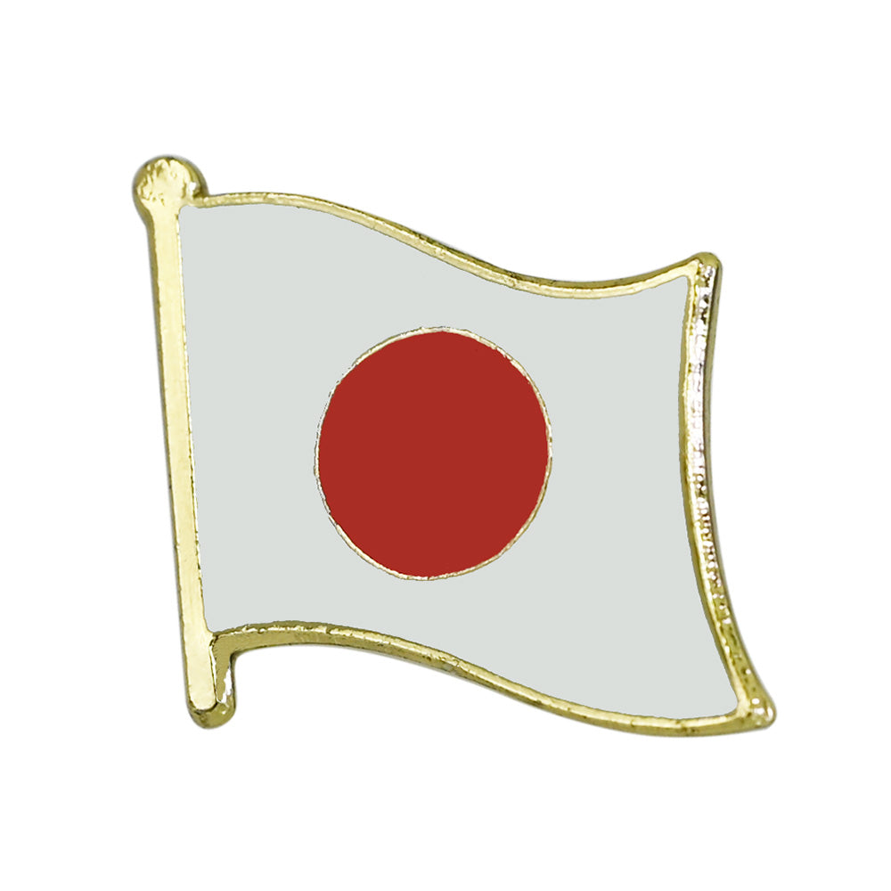 Asian Country Waving Flag  Lapel Pin | Single Sale National Flag Brooch Badge