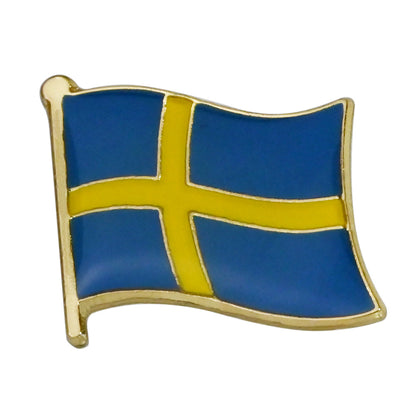 EU Member State Flag Enamel Pin Collection - European Union Country Lapel Pins | Gold-Plated Brooch for Bags & Jackets