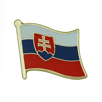 EU Member State Flag Enamel Pin Collection - European Union Country Lapel Pins | Gold-Plated Brooch for Bags & Jackets
