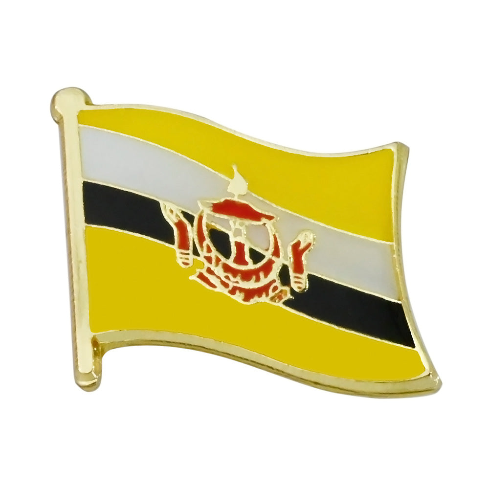 Asian Country Waving Flag  Lapel Pin | Single Sale National Flag Brooch Badge