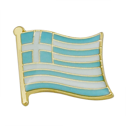 EU Member State Flag Enamel Pin Collection - European Union Country Lapel Pins | Gold-Plated Brooch for Bags & Jackets