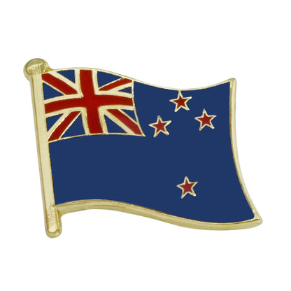Oceania Countries Flag Metal Lapel Pin | Individual Country Flag Brooch Badge