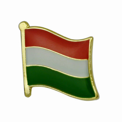 EU Member State Flag Enamel Pin Collection - European Union Country Lapel Pins | Gold-Plated Brooch for Bags & Jackets