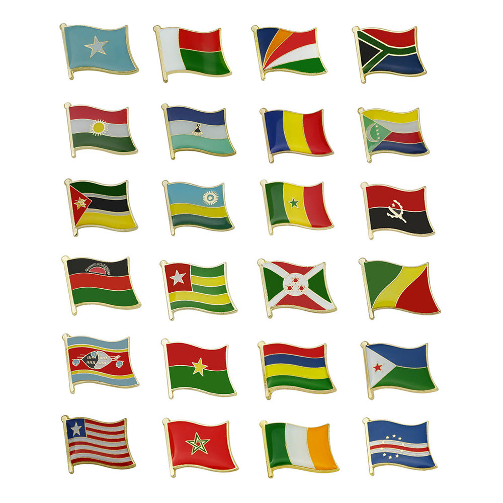 African National Flag  Lapel Pin | Single Sale Country Flag Brooch Badge