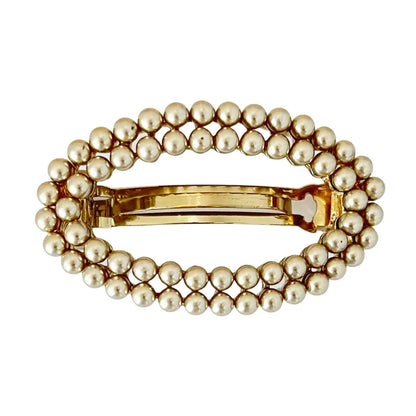 Elegant Rhinestone Pearl Hair Clips For Women