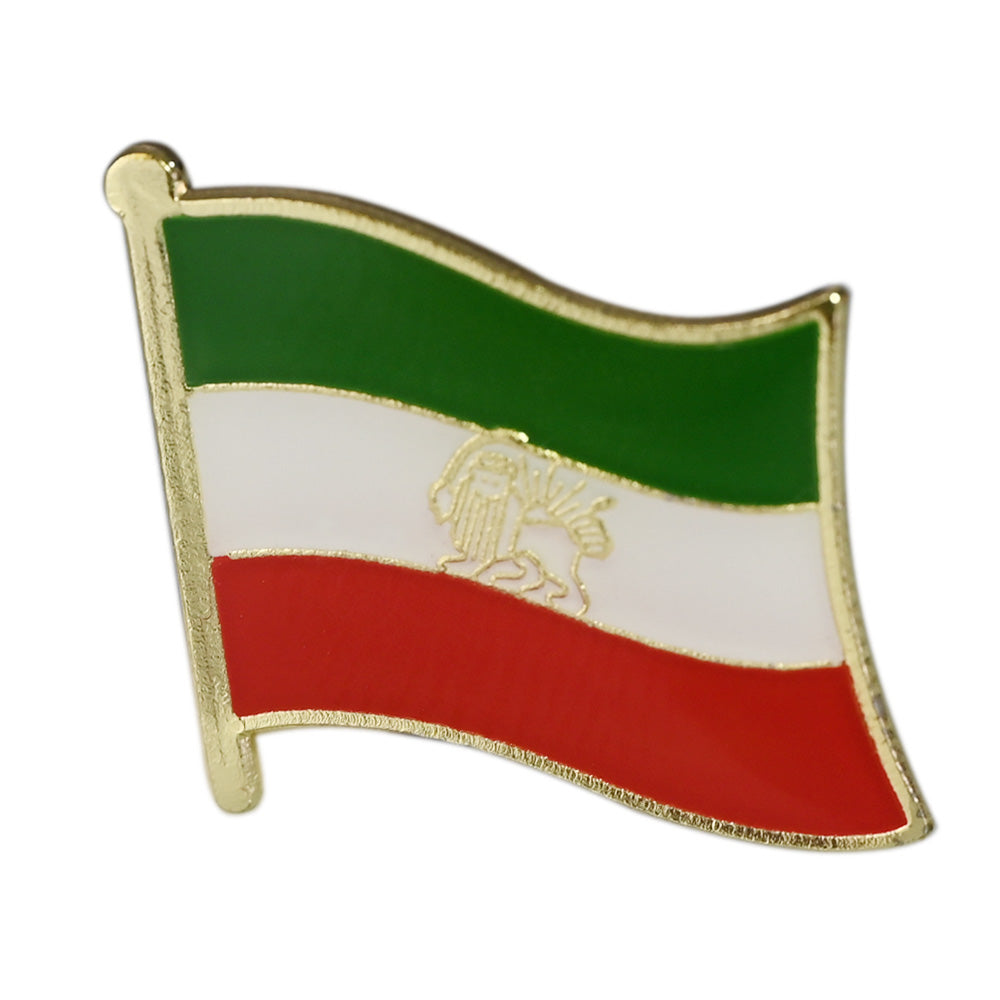 Middle Eastern Flag Lapel Pin | 16mm Metal Badge | Saudi & Persian Heritage Brooch