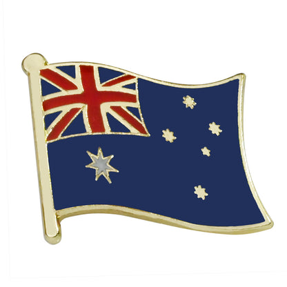 Oceania Countries Flag Metal Lapel Pin | Individual Country Flag Brooch Badge