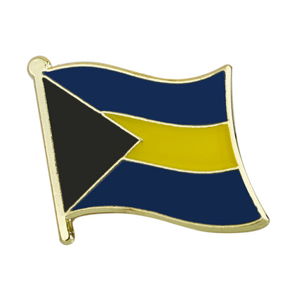 North America & Caribbean Flag Lapel Pin | 16mm Metal Country Badge Brooch