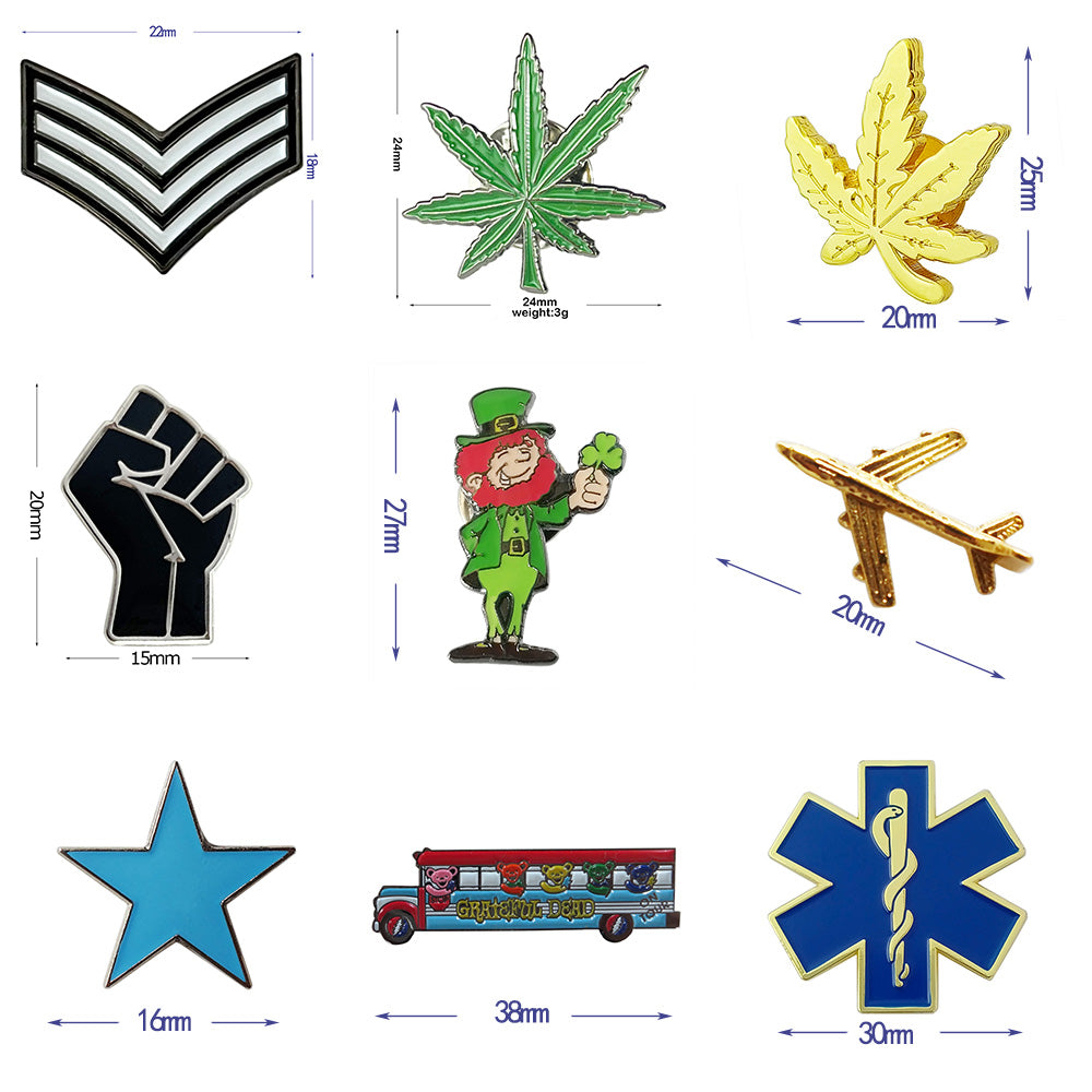 Lapel Pin | Nurse, Theater Mask, Religious Angel, NHS Poppy, Rainbow Pride & Black Rose Brooch