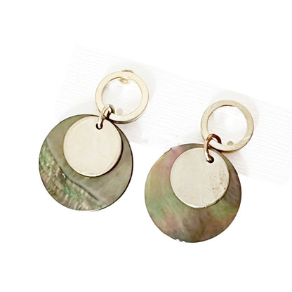 Geometric Star Moon Heart Dangle Earrings, Minimalist Metal Drop Earrings for Women Trendy Jewelry