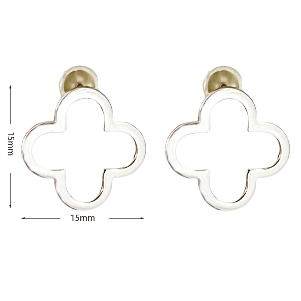 Geometric Star Moon Heart Dangle Earrings, Minimalist Metal Drop Earrings for Women Trendy Jewelry