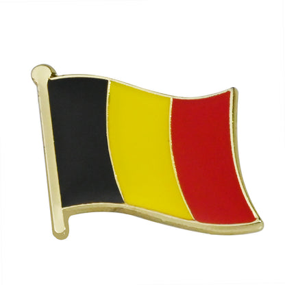 EU Member State Flag Enamel Pin Collection - European Union Country Lapel Pins | Gold-Plated Brooch for Bags & Jackets