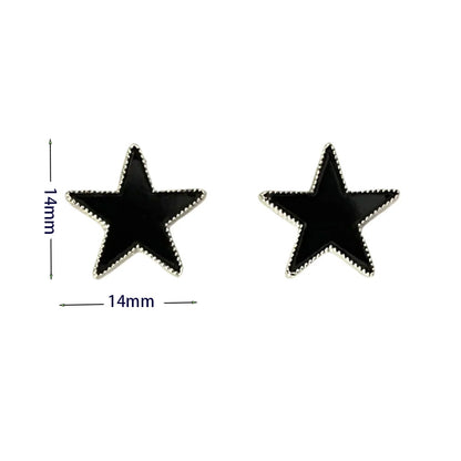 Geometric Star Moon Heart Dangle Earrings, Minimalist Metal Drop Earrings for Women Trendy Jewelry