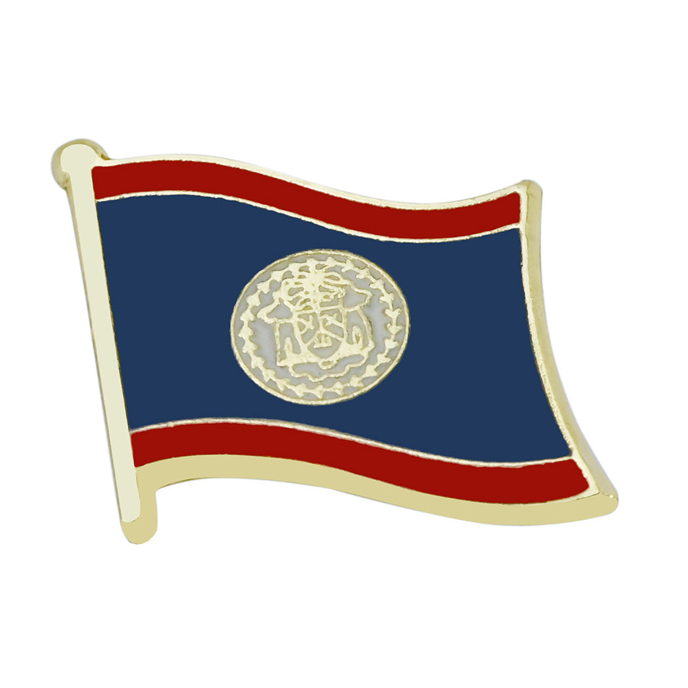 North America & Caribbean Flag Lapel Pin | 16mm Metal Country Badge Brooch