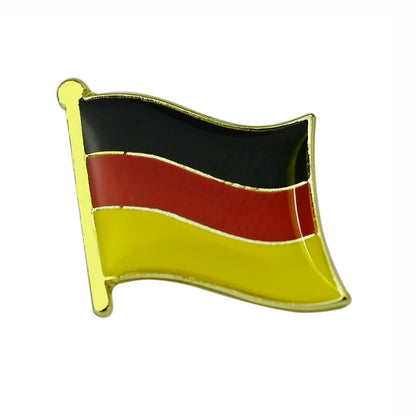 EU Member State Flag Enamel Pin Collection - European Union Country Lapel Pins | Gold-Plated Brooch for Bags & Jackets