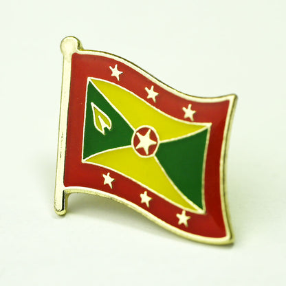 North America & Caribbean Flag Lapel Pin | 16mm Metal Country Badge Brooch