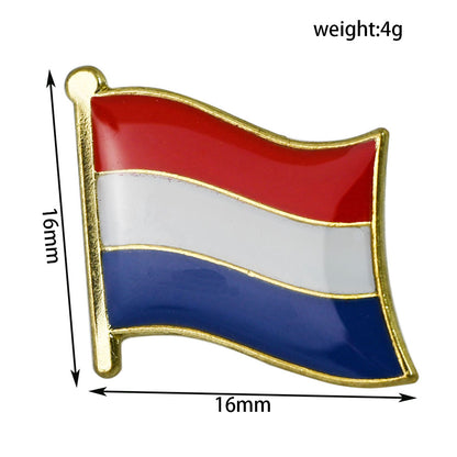 EU Member State Flag Enamel Pin Collection - European Union Country Lapel Pins | Gold-Plated Brooch for Bags & Jackets
