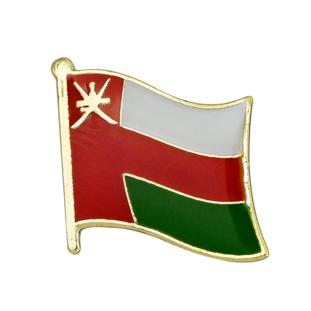 Asian Country Waving Flag  Lapel Pin | Single Sale National Flag Brooch Badge