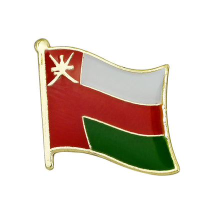 Asian Country Waving Flag  Lapel Pin | Single Sale National Flag Brooch Badge