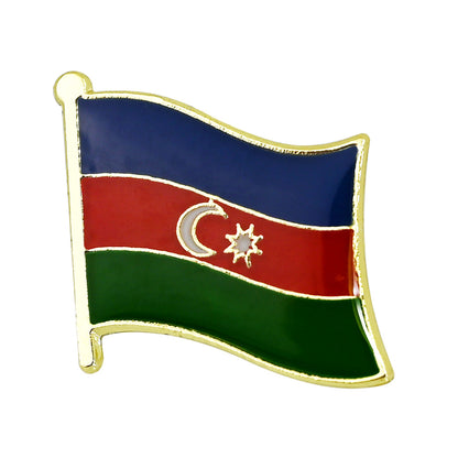 Asian Country Waving Flag  Lapel Pin | Single Sale National Flag Brooch Badge