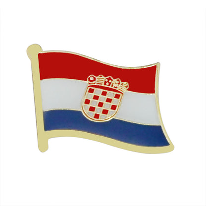 EU Member State Flag Enamel Pin Collection - European Union Country Lapel Pins | Gold-Plated Brooch for Bags & Jackets