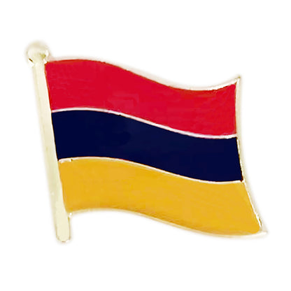 Asian Country Waving Flag  Lapel Pin | Single Sale National Flag Brooch Badge