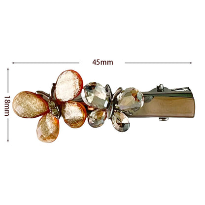 Elegant Rhinestone Pearl Hair Clips For Women