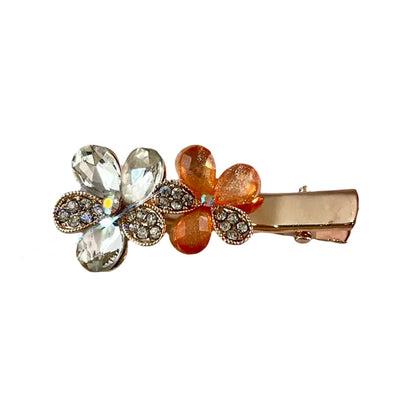 Elegant Rhinestone Pearl Hair Clips For Women