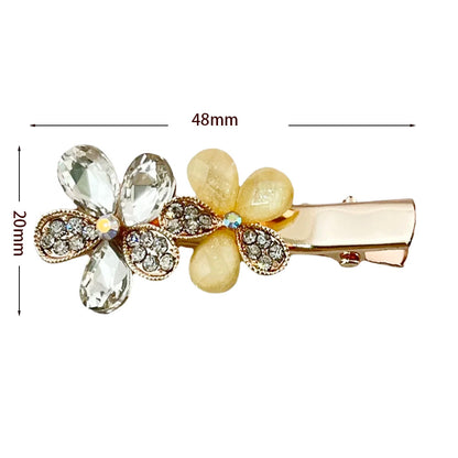 Elegant Rhinestone Pearl Hair Clips For Women