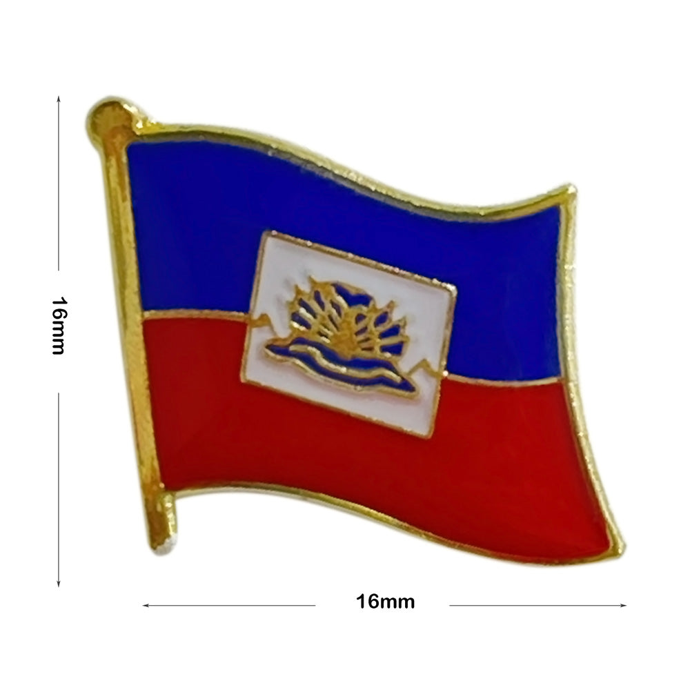 North America & Caribbean Flag Lapel Pin | 16mm Metal Country Badge Brooch
