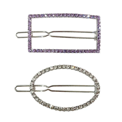 Elegant Rhinestone Pearl Hair Clips For Women
