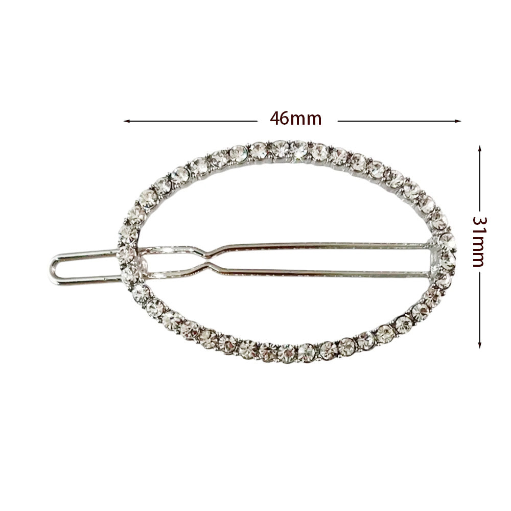 Elegant Rhinestone Pearl Hair Clips For Women