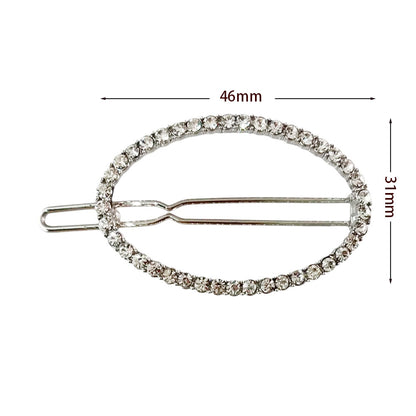 Elegant Rhinestone Pearl Hair Clips For Women