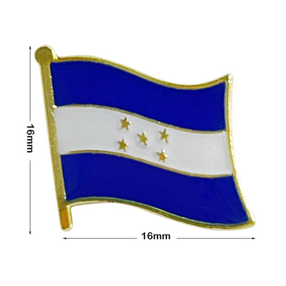 North America & Caribbean Flag Lapel Pin | 16mm Metal Country Badge Brooch