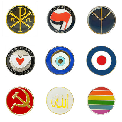 Symbol Enamel Lapel Pins Brooches