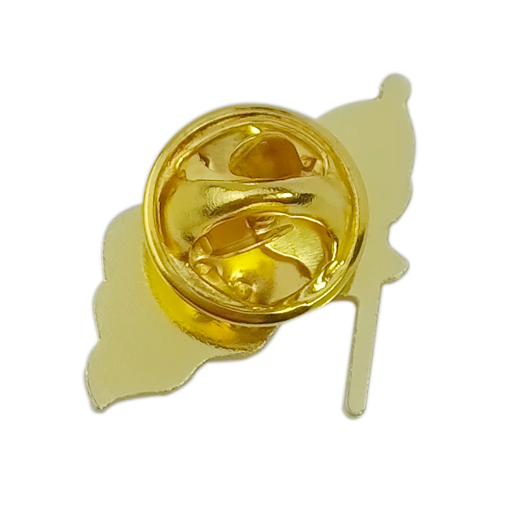 20mm Iran Lion Flag Lapel Pin, Metal Badge Brooch,Butterfly Button-12 Piece A Pack