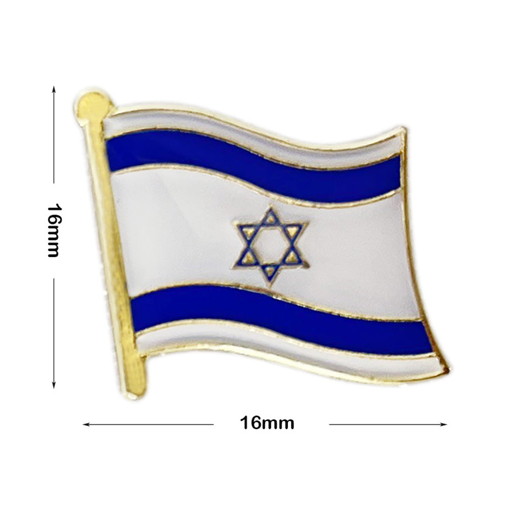 Asian Country Waving Flag  Lapel Pin | Single Sale National Flag Brooch Badge