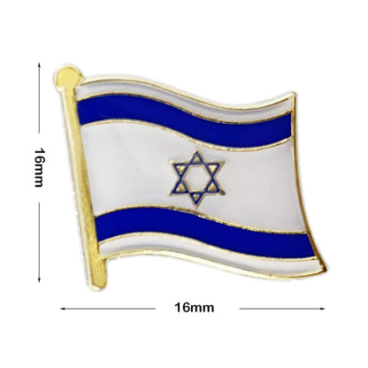 Asian Country Waving Flag  Lapel Pin | Single Sale National Flag Brooch Badge