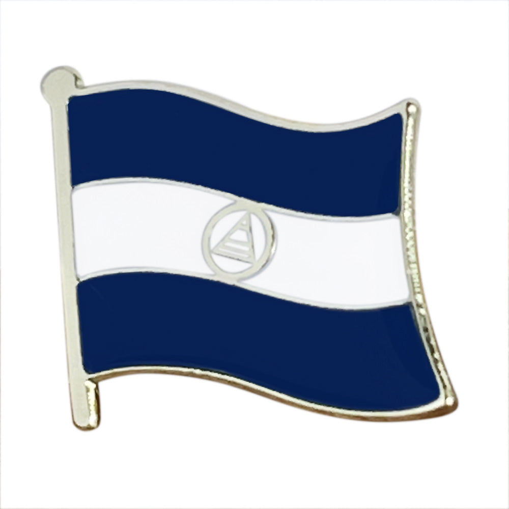 North America & Caribbean Flag Lapel Pin | 16mm Metal Country Badge Brooch