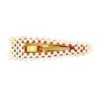 Elegant Rhinestone Pearl Hair Clips For Women