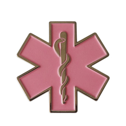 Star of Life EMS Enamel Lapel Pin - Multi-Color Medical Badge for Paramedics, EMTs & Nurses