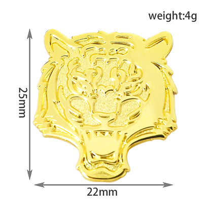 Wildlife Animal Tiger Lapel Pin | Owl, Bee, Dove, Puffin, Cardinal Bird, Brooch