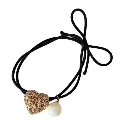 Minimal Charm Hair Ties for Women | Neutral Daily Ponytail Bands